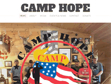 Tablet Screenshot of camphopeusa.org